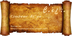 Czechner Éva névjegykártya