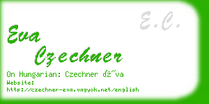eva czechner business card